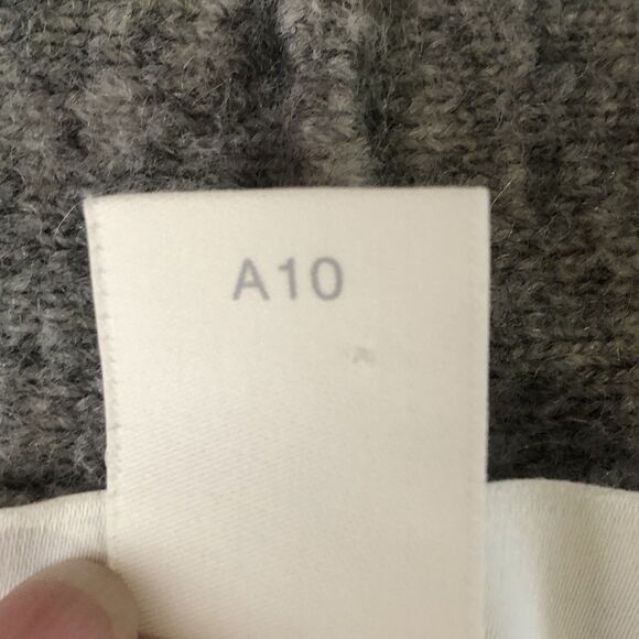 H&M Women’s Ribbed Open Front Cardigan Oversized Wool Blend Gray Size Small - Picture 11 of 16